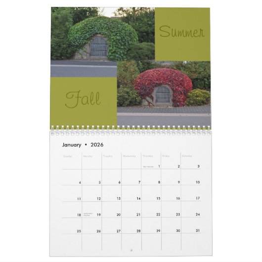 ドイツ2011年 カレンダー (1月 2026)