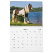 ドイツ2016年のジプシーの馬 カレンダー (3月 2026)