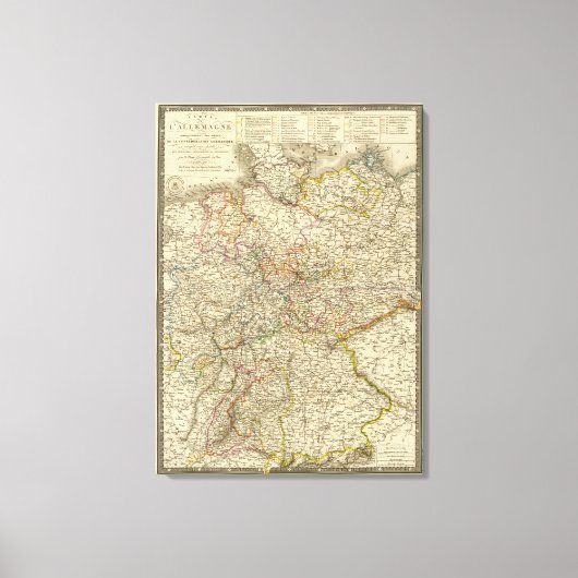 ドイツ25 キャンバスプリント (正面)