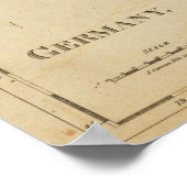 ドイツ29 ポスター (角)