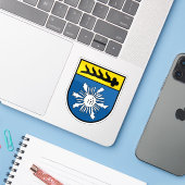 ドイツ アルプシュタットの紋章 シール (ノートパソコンとiPhone)