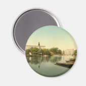 ドイツ，アンハルト，デッサウ城 マグネット (正面/裏面)