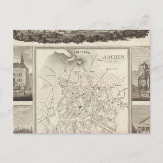 ドイツ，アーヘン ポストカード (正面)