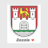 ドイツ、ウォルフスブルクの紋章 シール (シート)