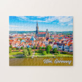 ドイツ、ウルムの美しい街 ジグソーパズル (横)