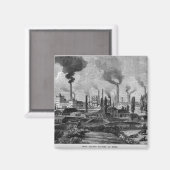 ドイツ・エッセンのHerr Kruppの工場 マグネット (正面/裏面)