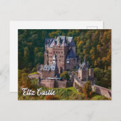 ドイツ，エルツ城 ポストカード (正面/裏面)