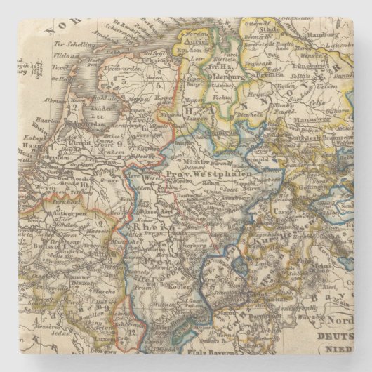 ドイツ、オランダおよびベルギー ストーンコースター (正面)