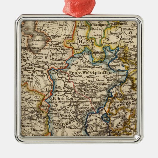 ドイツ、オランダおよびベルギー メタルオーナメント (正面)