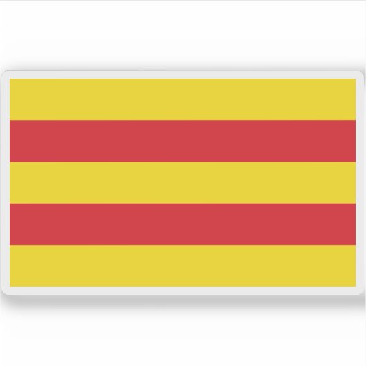 ドイツ、オルデンブルク国旗 シール (正面)