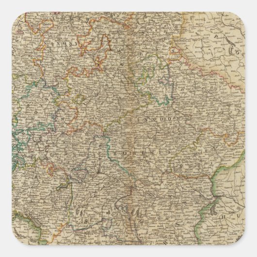 ドイツ、オーストリア、ボヘミア スクエアシール (正面)