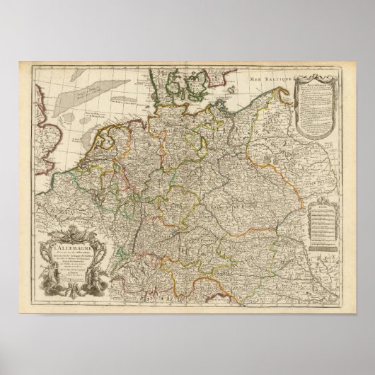 ドイツ、オーストリア、ヨーロッパ ポスター (正面)