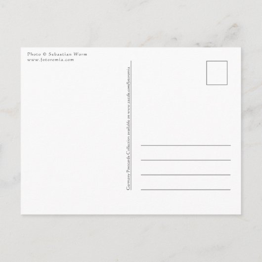 ドイツ,オーバーゼルアムレイン ポストカード (裏面)