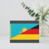 ドイツ、カザフスタン、カザフスタン ポストカード (スタンド正面)