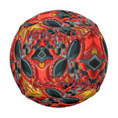 ドイツ・カラーの愛国野球 野球ボール (裏面)