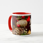 ドイツ、ケルン。ケルン大聖堂クリスマス マグカップ (正面左)