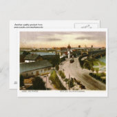 ドイツ、ケール、ライン橋のビューヴィンテージ ポストカード (正面/裏面)