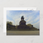 ドイツ，コブレンツ， Deutsches Eck ポストカード (正面/裏面)