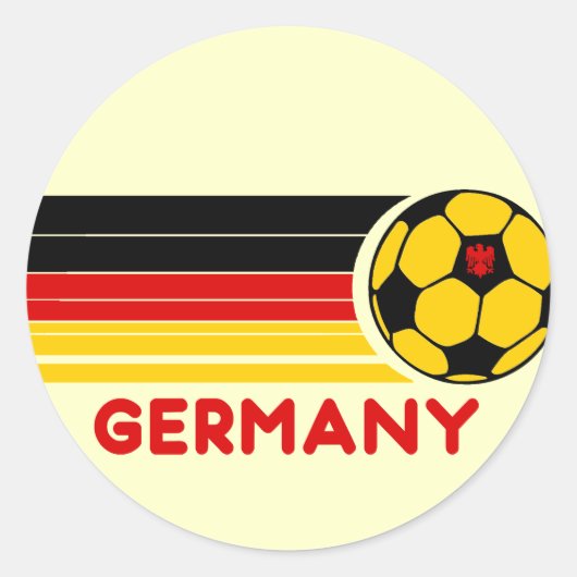 ドイツ サッカー ステッカー (正面)