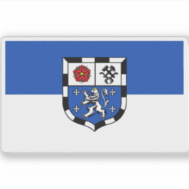ドイツ，サールブリュッケン国旗 シール