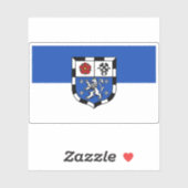 ドイツ，サールブリュッケン国旗 シール (シート)