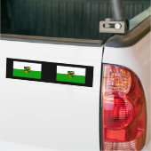 ドイツ,ザクセン バンパーステッカー (トラック上)