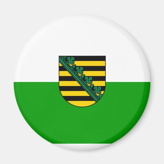 ドイツ，ザクセン マグネット (正面)