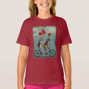 ドイツ·シェパード·タンデム Tシャツ