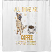  ドイツ・シェパード・ドッグ・ギフト シャワーカーテン (正面)