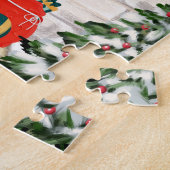 ドイツ・シェパード・ドッグ・クリスマス  ジグソーパズル (側面)