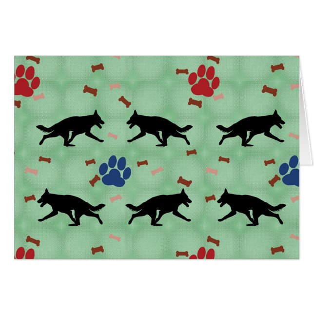 ドイツ・シェパード・ドッグ・シャドー (正面横)