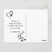 ドイツ・シェパード　ペット　追悼　ロス ポストカード (裏面)