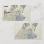 ドイツ·シェパード 名刺 (正面/裏面)