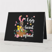 ドイツ・シェパード 幸せなイースター イースター カラフルなE カード (裏面)