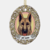 ドイツ・シェパード 愛のメモリー オーナメント (右)