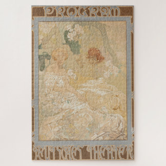 ドイツ・シュシュッピエル=ハウスシアタープログラム(ミュシャ) ジグソーパズル