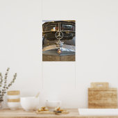 ドイツ、シュトゥットガルト、バーデン=ウルテンベルク。メルセデス ポスター (キッチン)