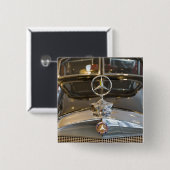 ドイツ、シュトゥットガルト、バーデン=ウルテンベルク。メルセデス 缶バッジ (正面&裏面)