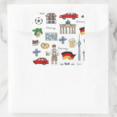 ドイツ |シンボルパターン スクエアシール (バッグ)