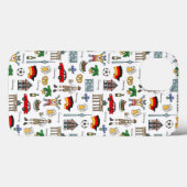 ドイツ |シンボルパターン Case-Mate iPhoneケース (裏面 (横))