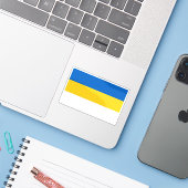 ドイツ、ジェナ国旗 シール (ノートパソコンとiPhone)