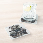 ドイツ・ジャグテリア ガラスコースター (アングル)