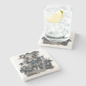 ドイツ・ジャグテリア ストーンコースター (横)