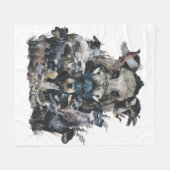 ドイツ・ジャグテリア フリースブランケット (正面(横))