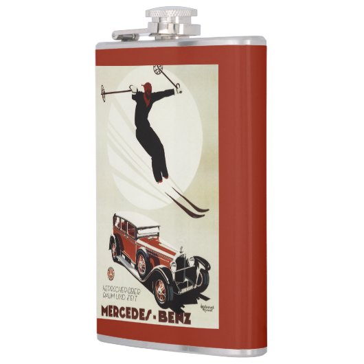 ドイツ-スキーヤーの跳躍 フラスク (左)