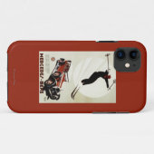 ドイツ-スキーヤーの跳躍 Case-Mate iPhoneケース (裏面(横))