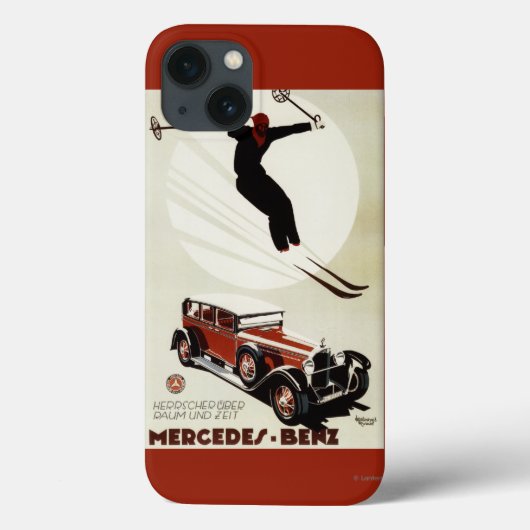 ドイツ-スキーヤーの跳躍 Case-Mate iPhoneケース (裏面)