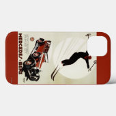 ドイツ-スキーヤーの跳躍 Case-Mate iPhoneケース (裏面 (横))