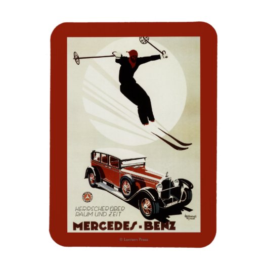 ドイツ – スキーージャンプ マグネット (縦)