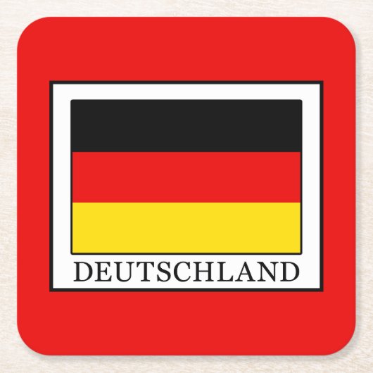 ドイツ スクエアペーパーコースター (正面)